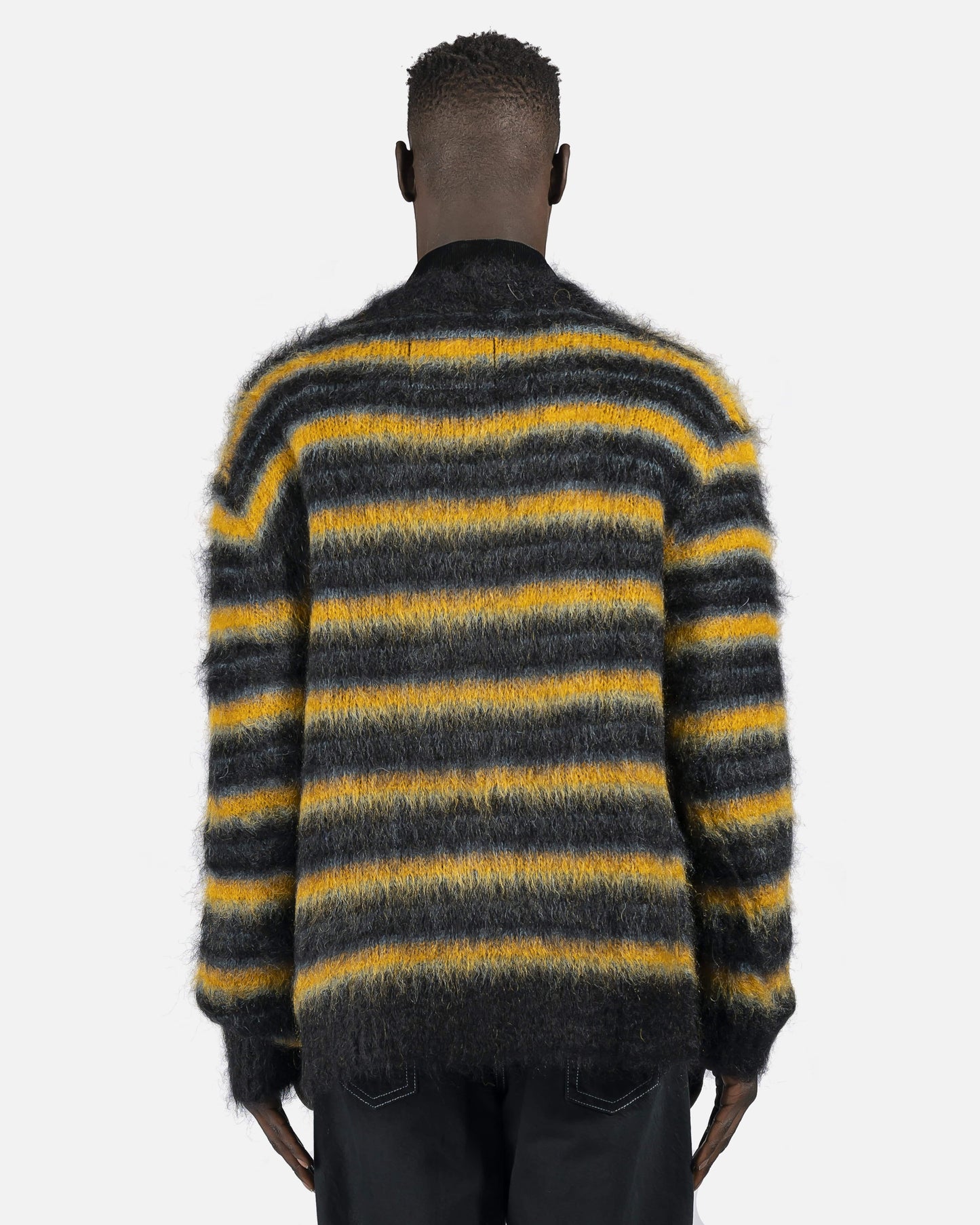 Marni mens sweater V-Neck Cardigan in Black