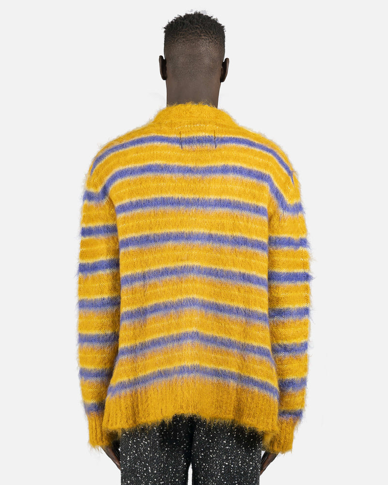 Marni mens sweater V-Neck Cardigan in Gold