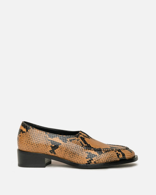 Peter Do Women Sneakers V-Neck Loafer in Core Python