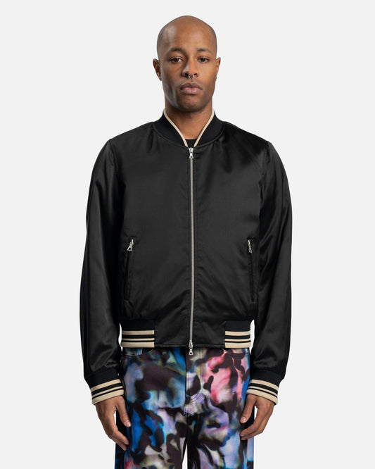 Dries Van Noten Men's Jackets Vaksel EMB Jacket in Black