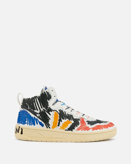 Marni Women Sneakers Veja V-15 Leather in Black
