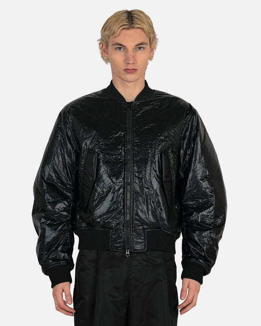 Dries Van Noten Men's Jackets Vellow Jacket in Black