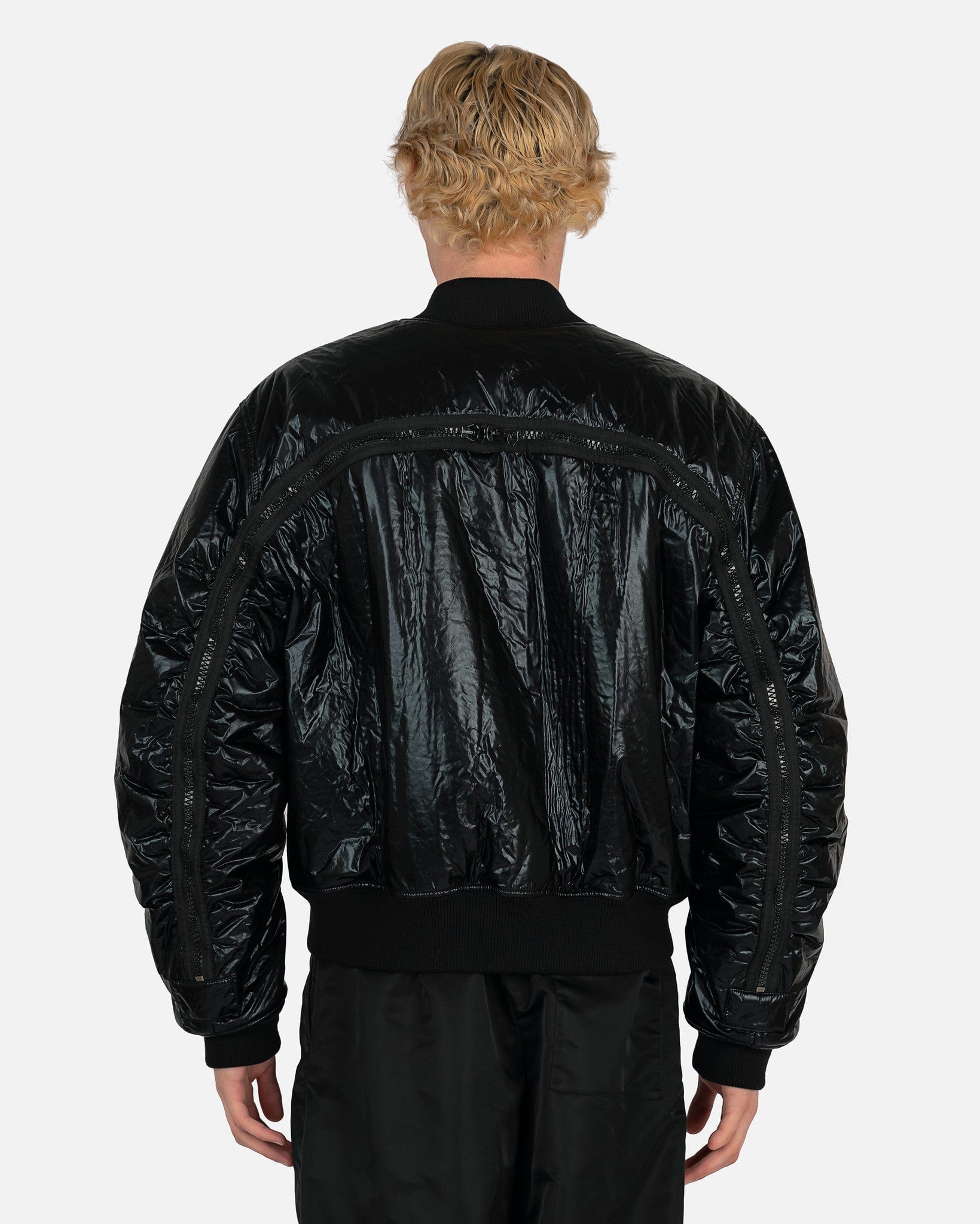 Dries Van Noten Men's Jackets Vellow Jacket in Black