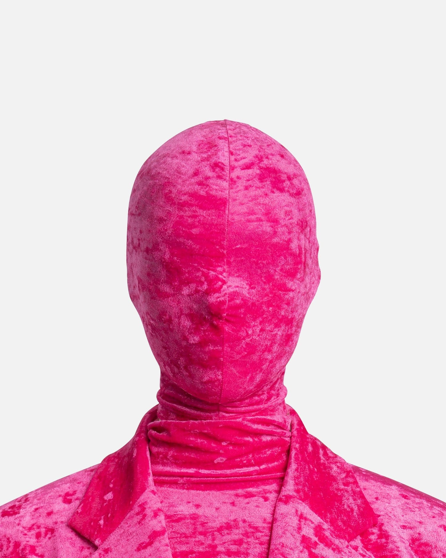 VETEMENTS Women Tops Velvet Styling Mask in Pink