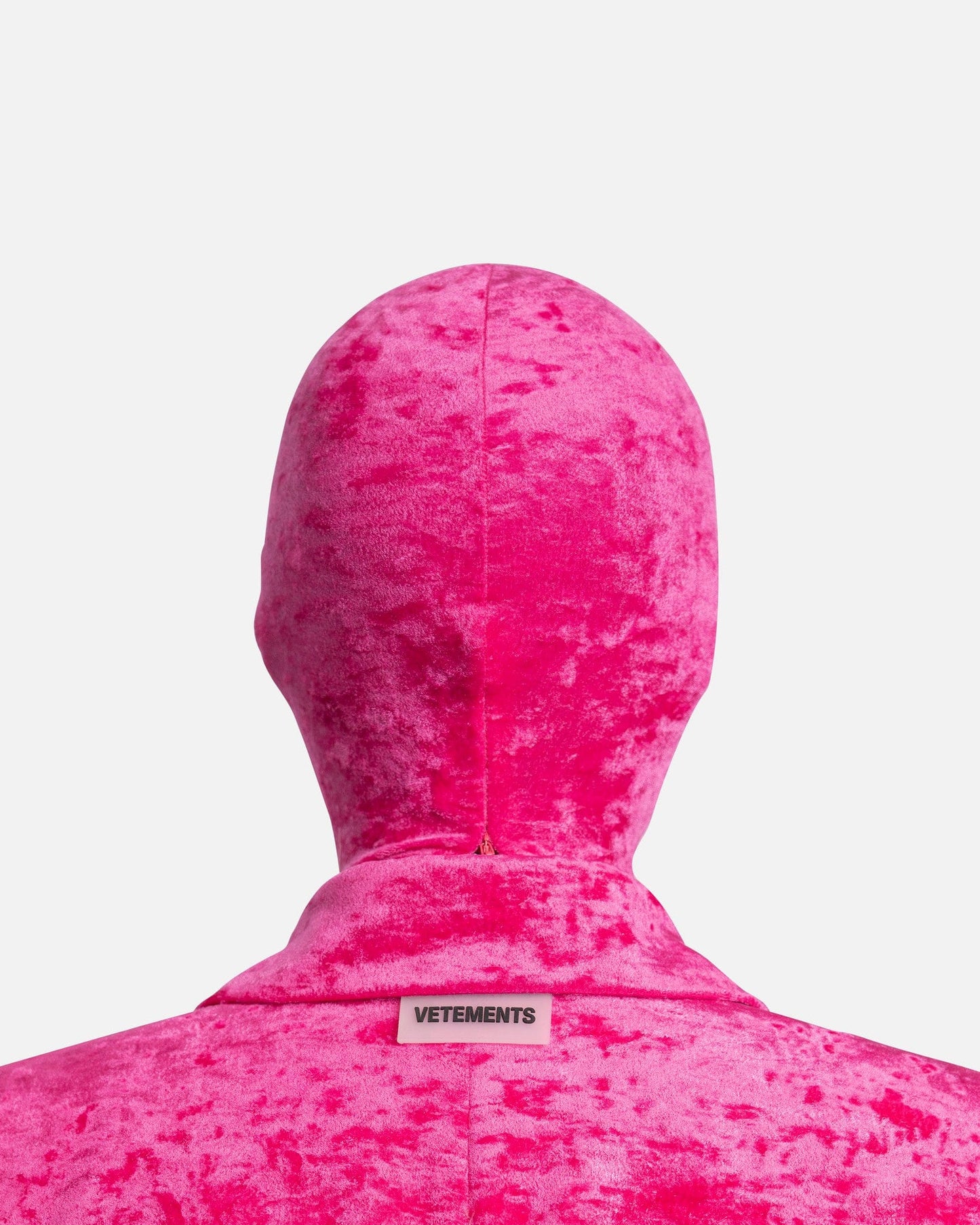 VETEMENTS Women Tops Velvet Styling Mask in Pink