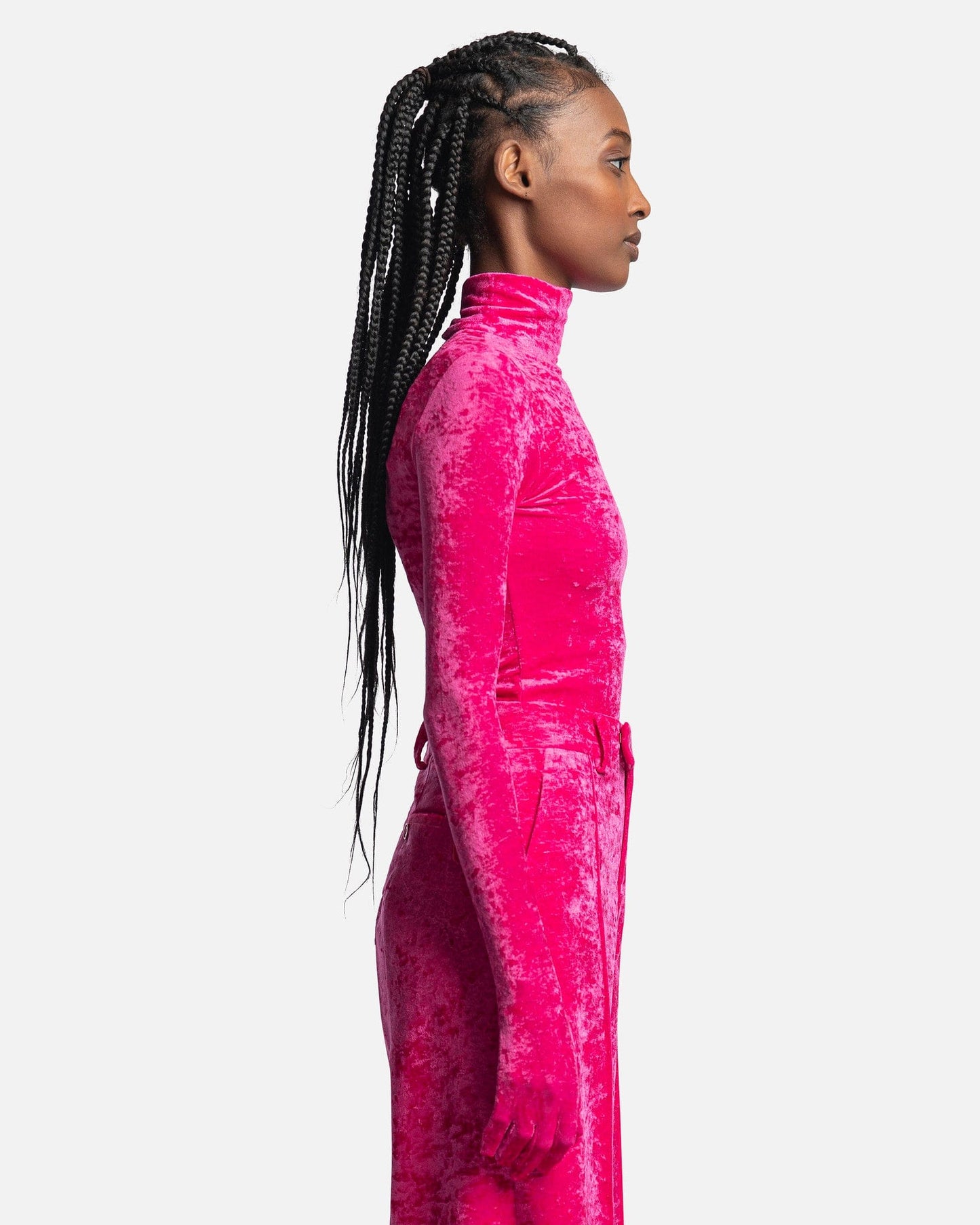 pink velvet dress with gloves Womens Sexy Velvet Dress With Embroidered Details And Gloves Sugar Thrillz