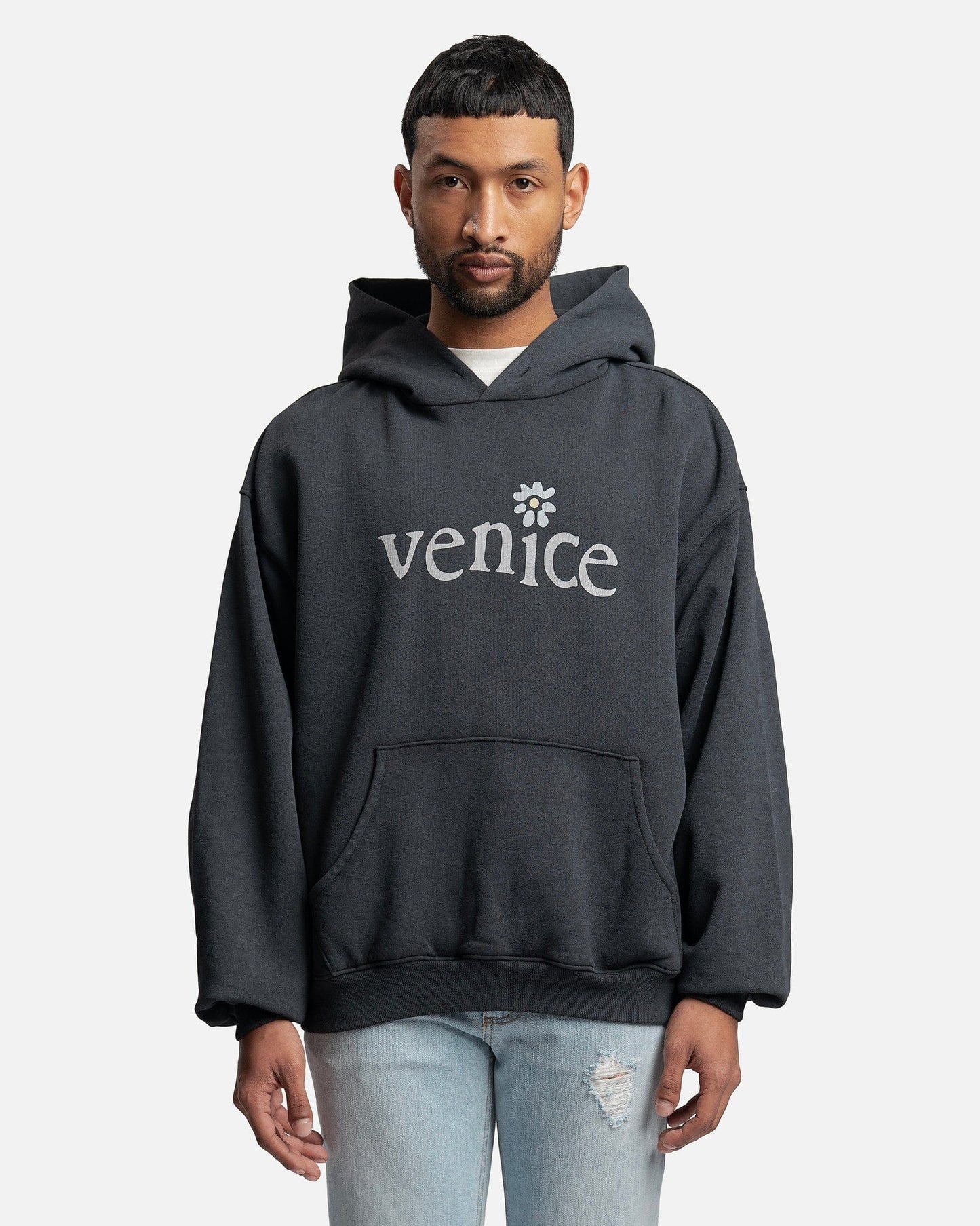ERL Men's Sweatshirts Venice Hoodie in Black