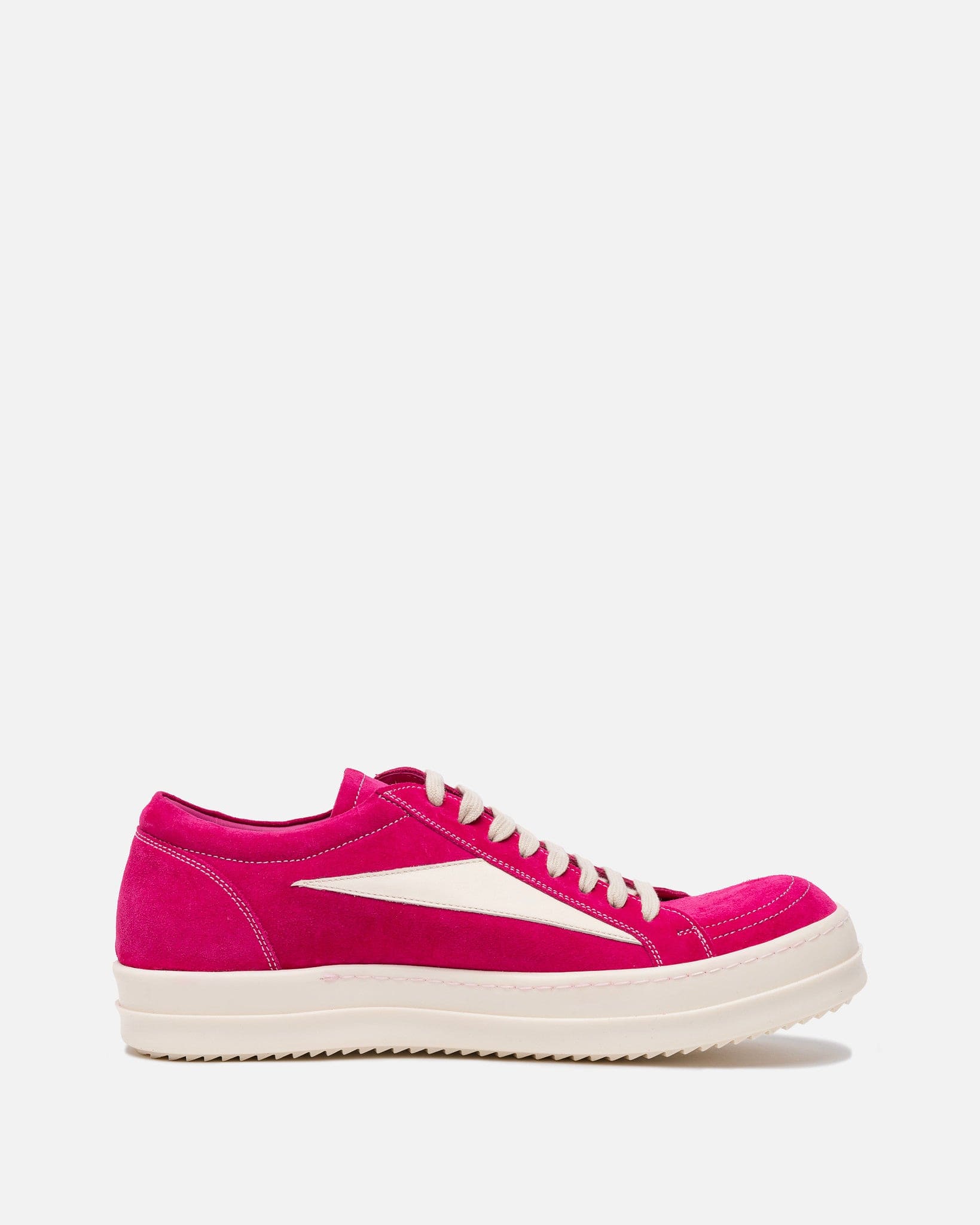 Rick Owens Men's Sneakers Vintage Sneaker in Hot Pink/Milk