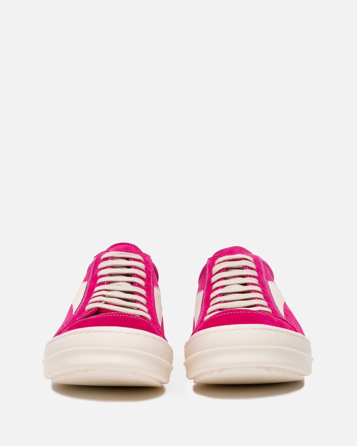 Rick Owens Men's Sneakers Vintage Sneaker in Hot Pink/Milk