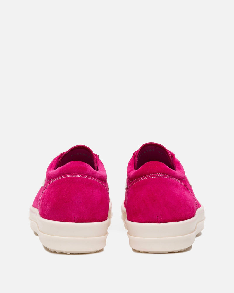 Rick Owens Men's Sneakers Vintage Sneaker in Hot Pink/Milk