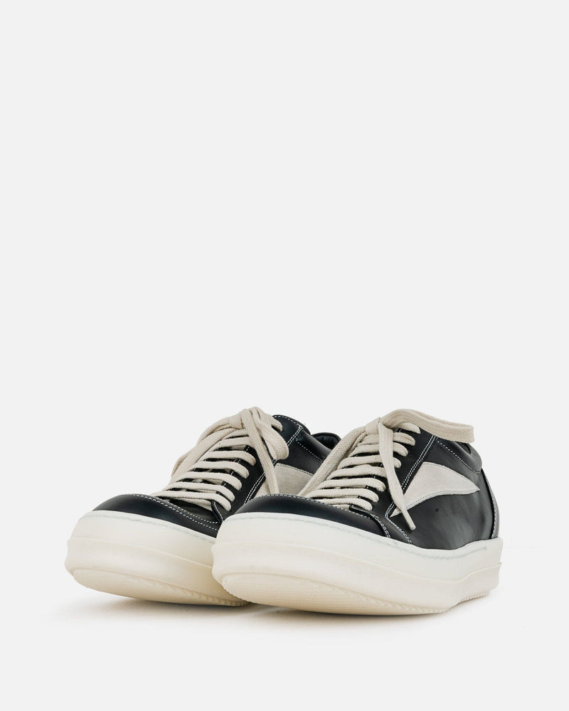 Rick Owens Men's Sneakers Vintage Sneakers in Black/Pearl Milk