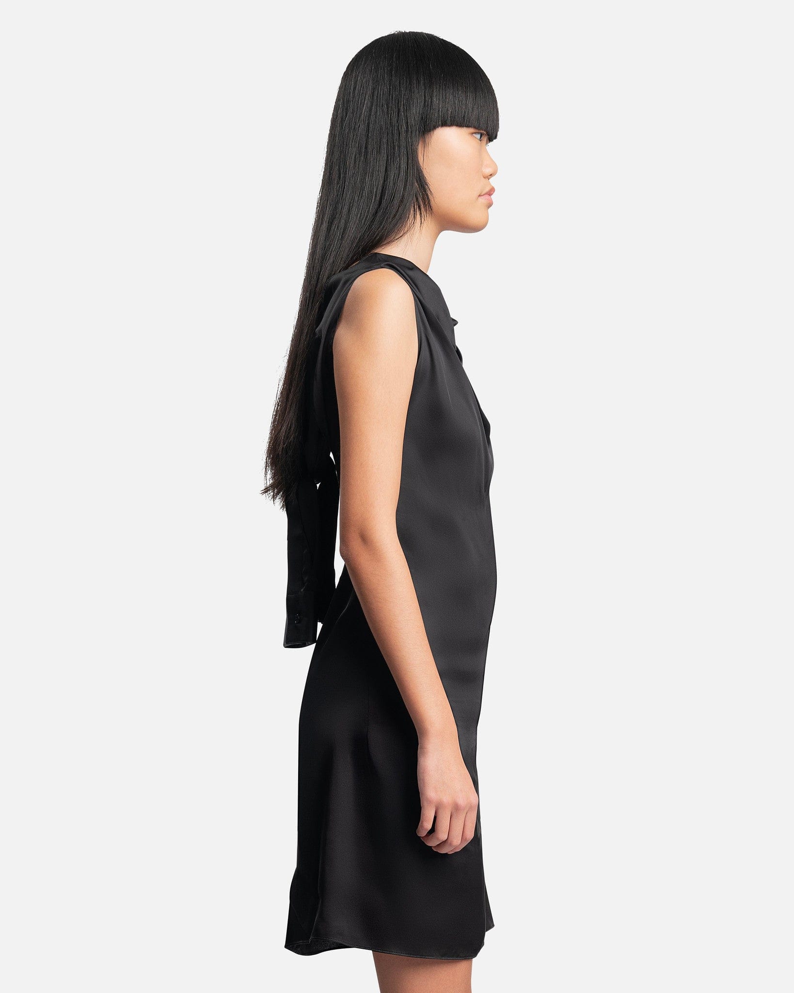 MM6 Maison Margiela Women Dresses Viscose Dress in Black