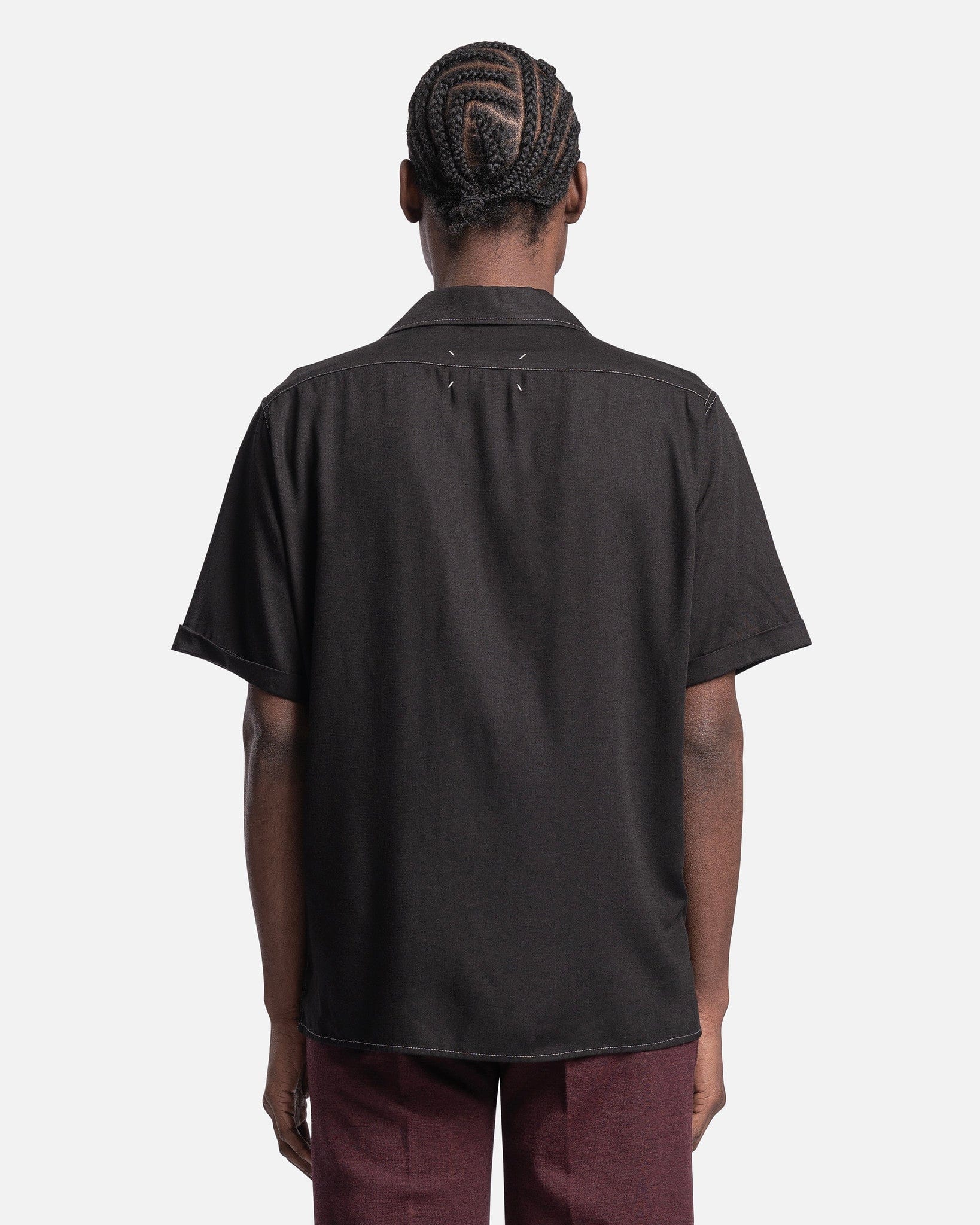 Viscose-Rayon Shirt in Black – SVRN