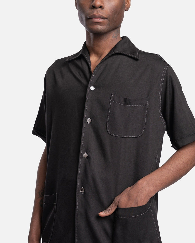 Viscose-Rayon Shirt in Black – SVRN