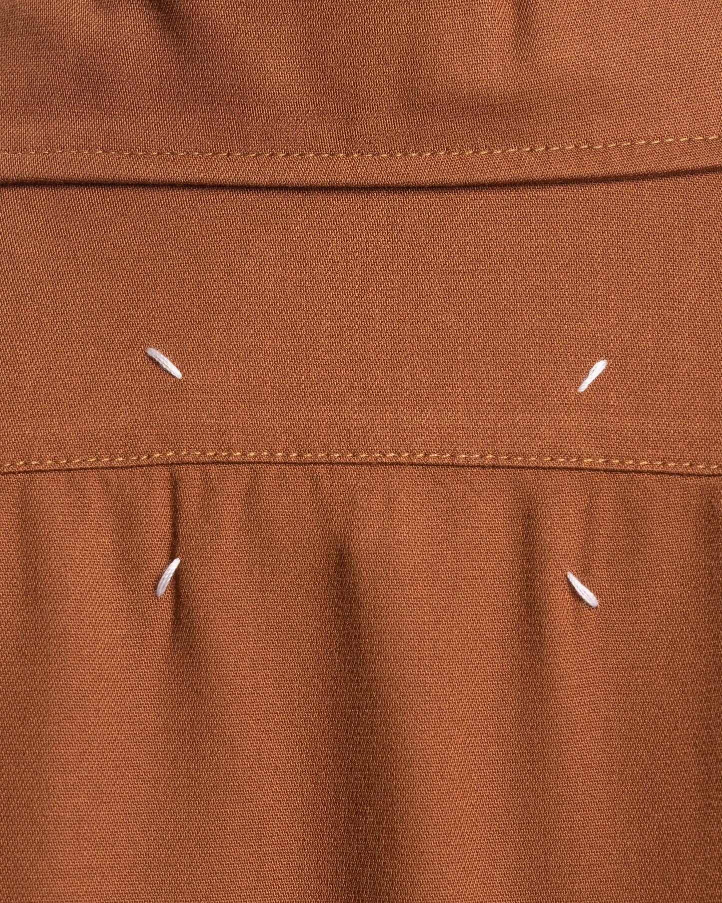 Maison Margiela Women Tops Viscose-Rayon Shirt in Bronze
