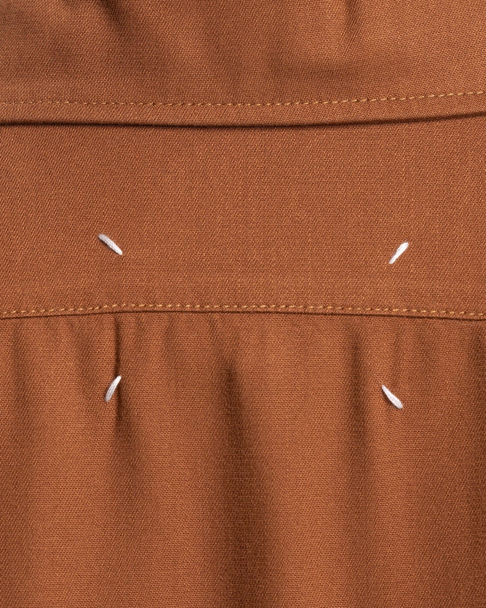 Maison Margiela Women Tops Viscose-Rayon Shirt in Bronze