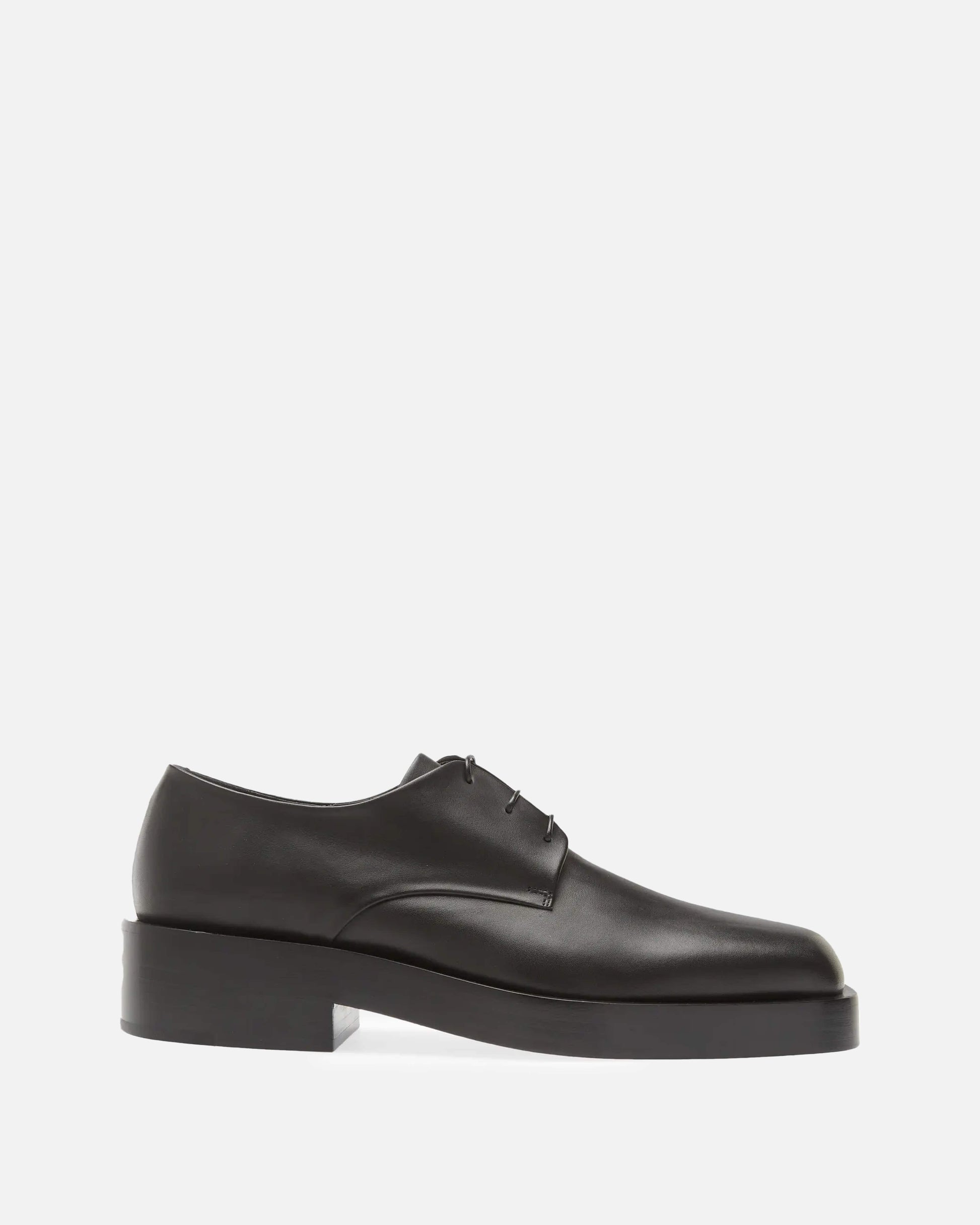 Jil Sander Men's Shoes Vitello Derby Shoes in Black