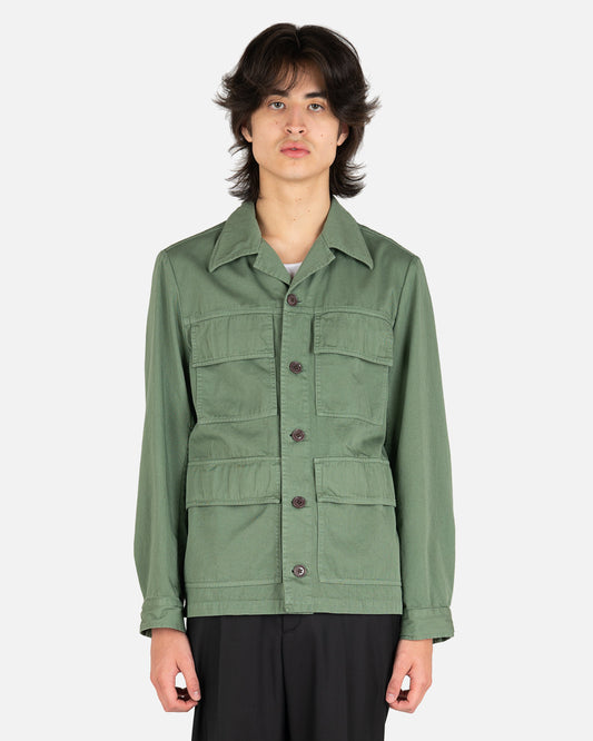 Dries Van Noten Men's Jackets Vormac in Khaki