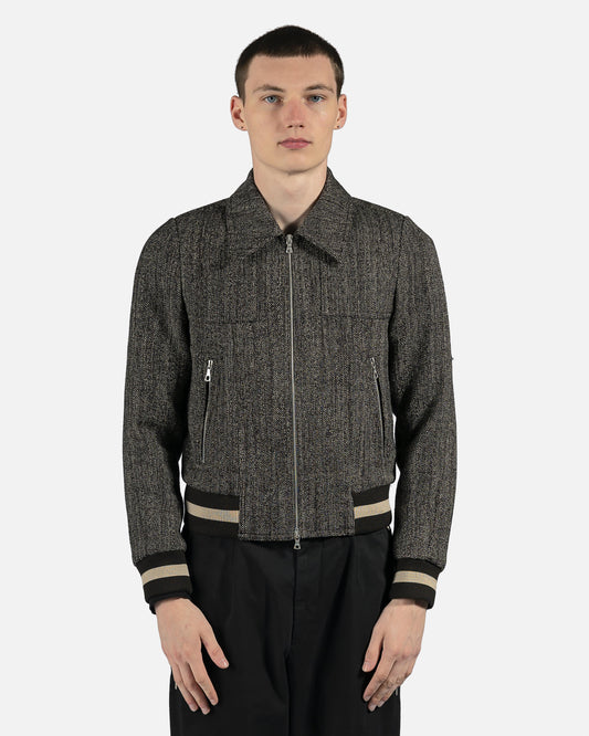 Dries Van Noten Men's Jackets Vox Jacket in Dark Brown