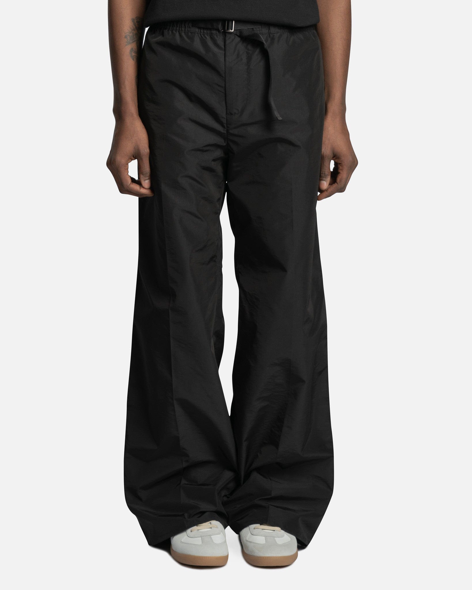 Our Legacy Men's Pants Wander Trouser in Black Grace Nylon