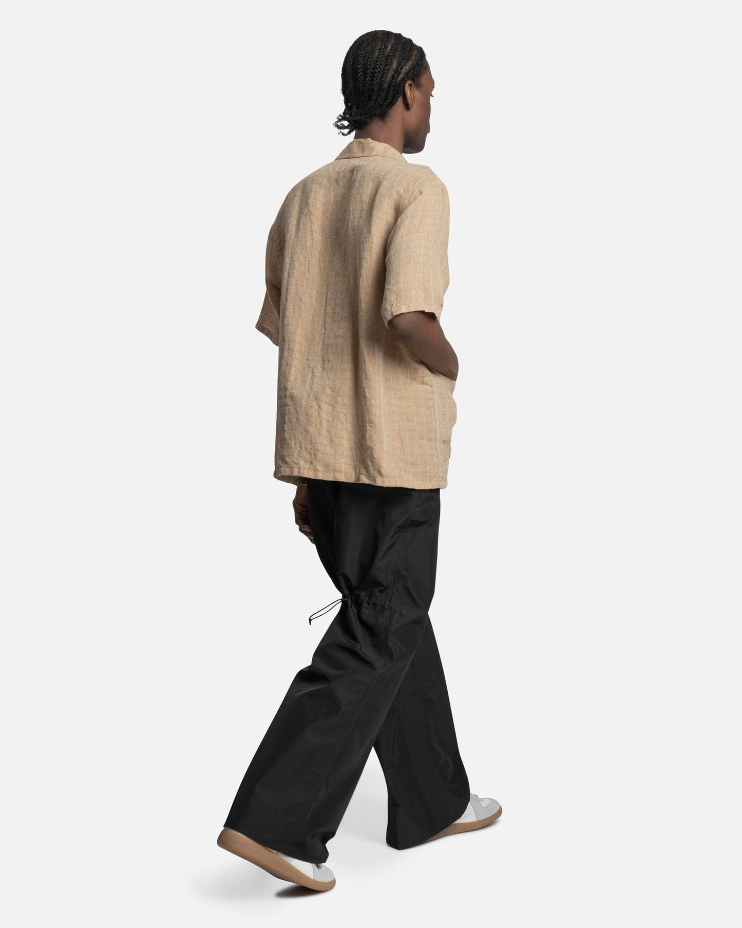 Wander Trouser in Black Grace Nylon – SVRN