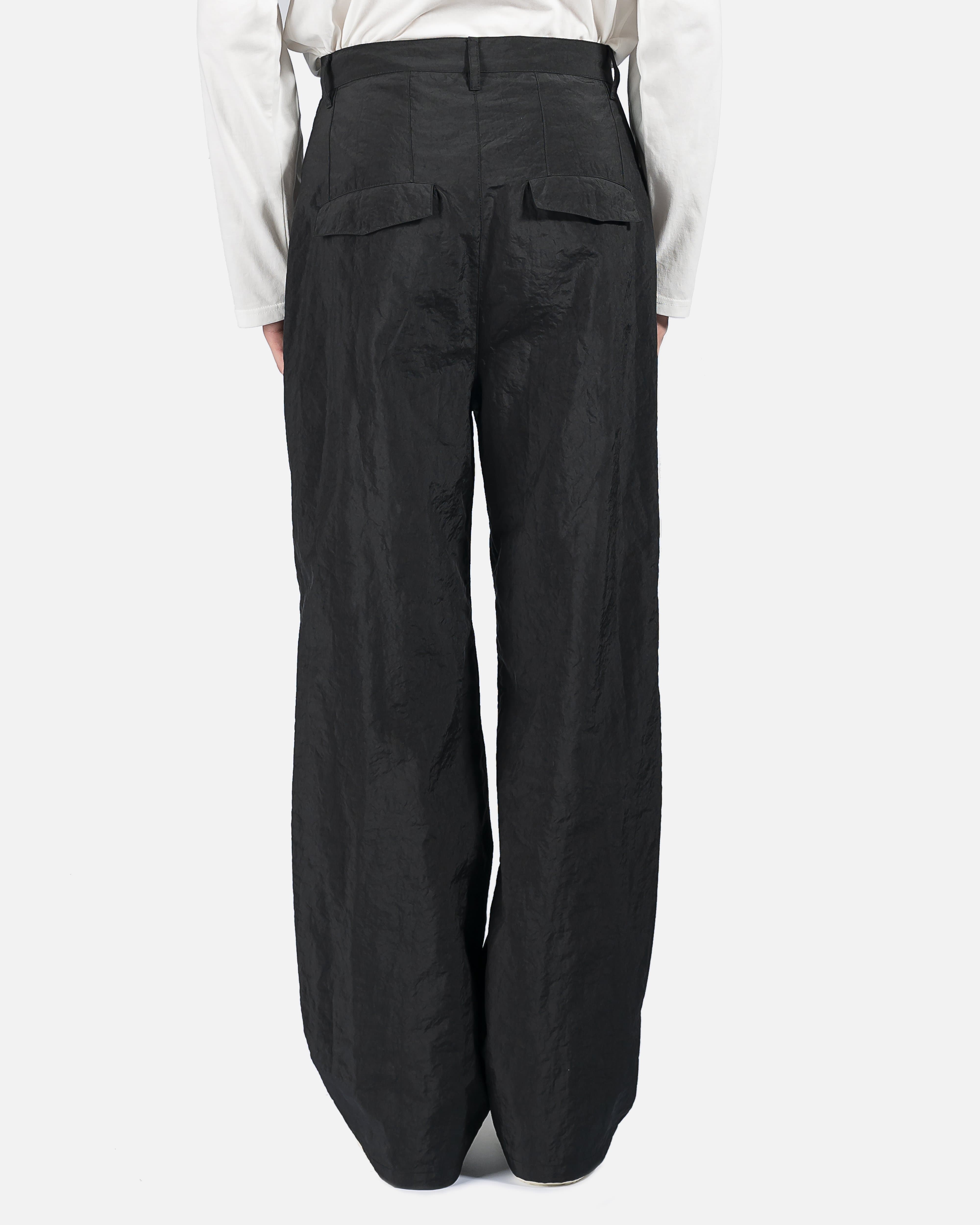 Wide Airbag Trouser in Black – SVRN Wide Airbag Trouser in Black – SVRN