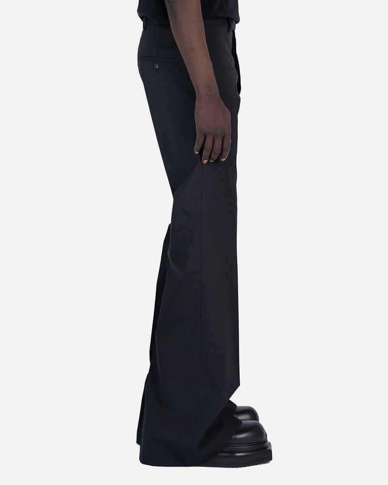 Rick Owens Men's Pants Wide Astaires in Black