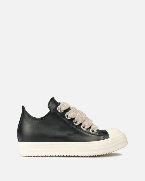 rick owens ラモーンズ ロ ーカット ramones low wide-lace-low-ramones-in-black