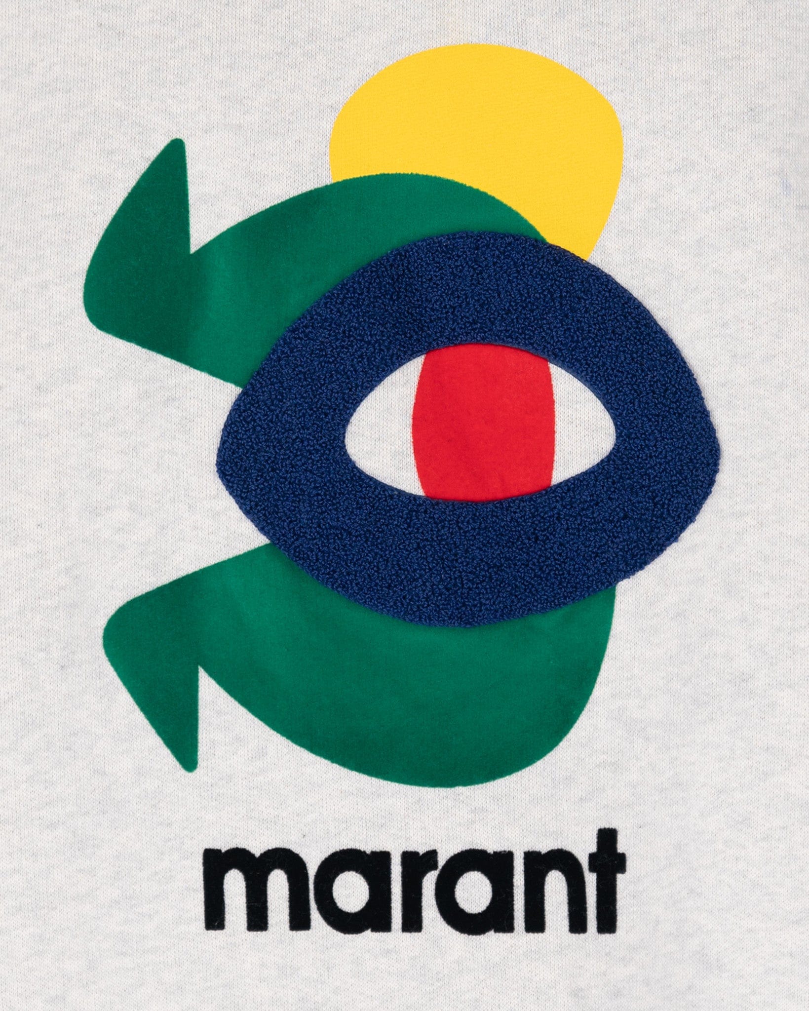 Isabel Marant Homme Men's Sweatshirts Wilanz Hoodie Sweatshirt in Ecru