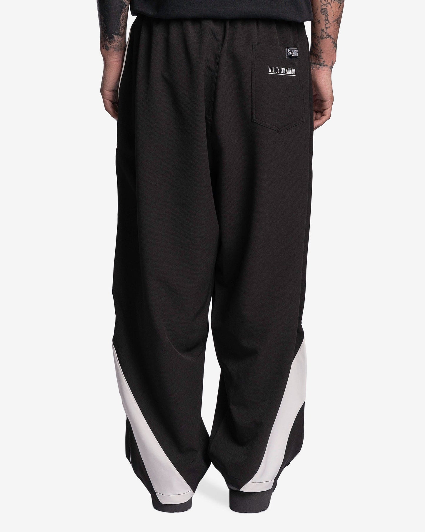 Willy Chavarria Men's Pants Willy Sports Pregame Pants in Black