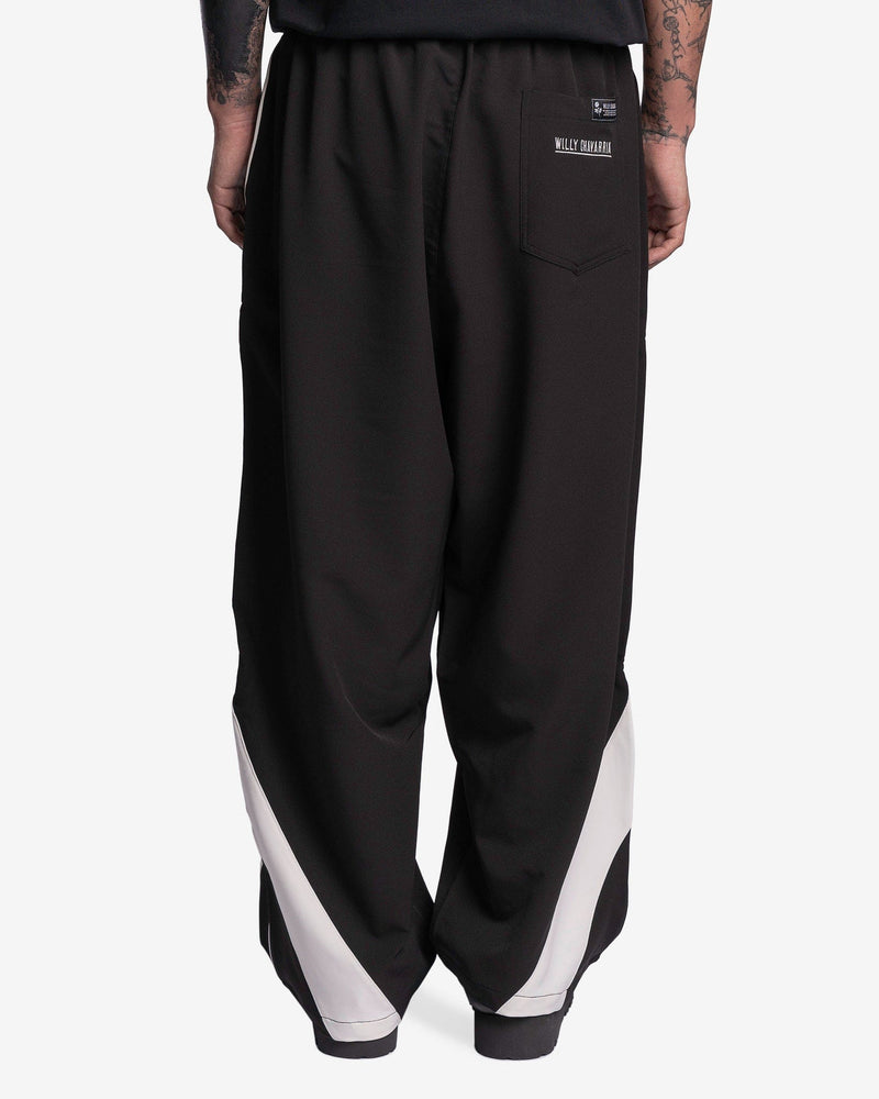Willy Chavarria Men's Pants Willy Sports Pregame Pants in Black