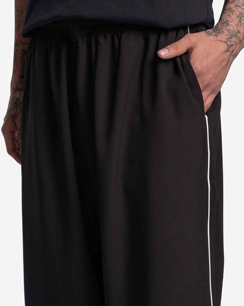 Willy Chavarria Men's Pants Willy Sports Pregame Pants in Black