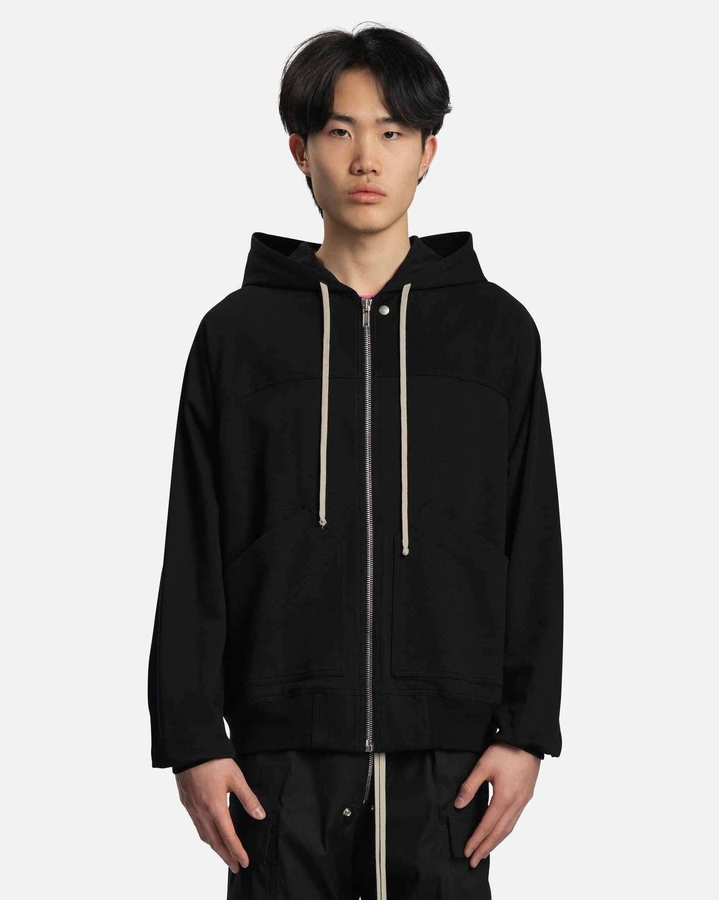 Rick Owens Men's T-Shirts Windbreaker in Black