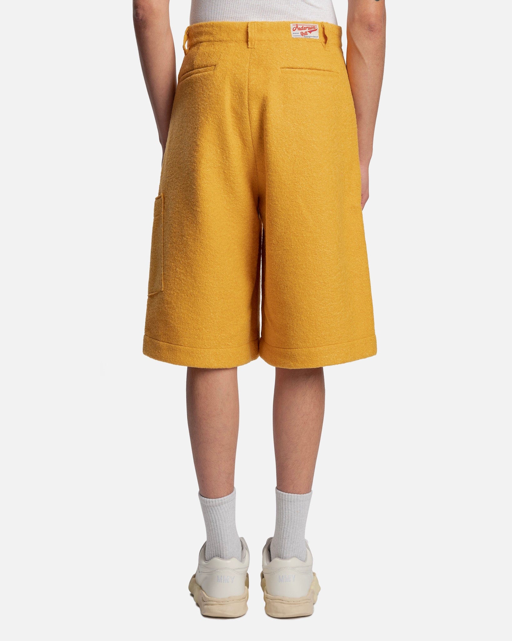 Andersson Bell Men's Shorts Winter Cargo Short in Yellow