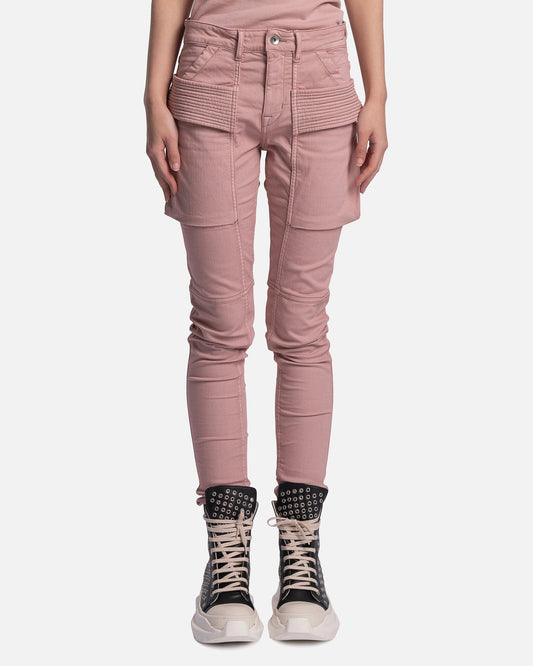 Rick Owens DRKSHDW Women Pants Women's Creatch Pants in Faded Pink