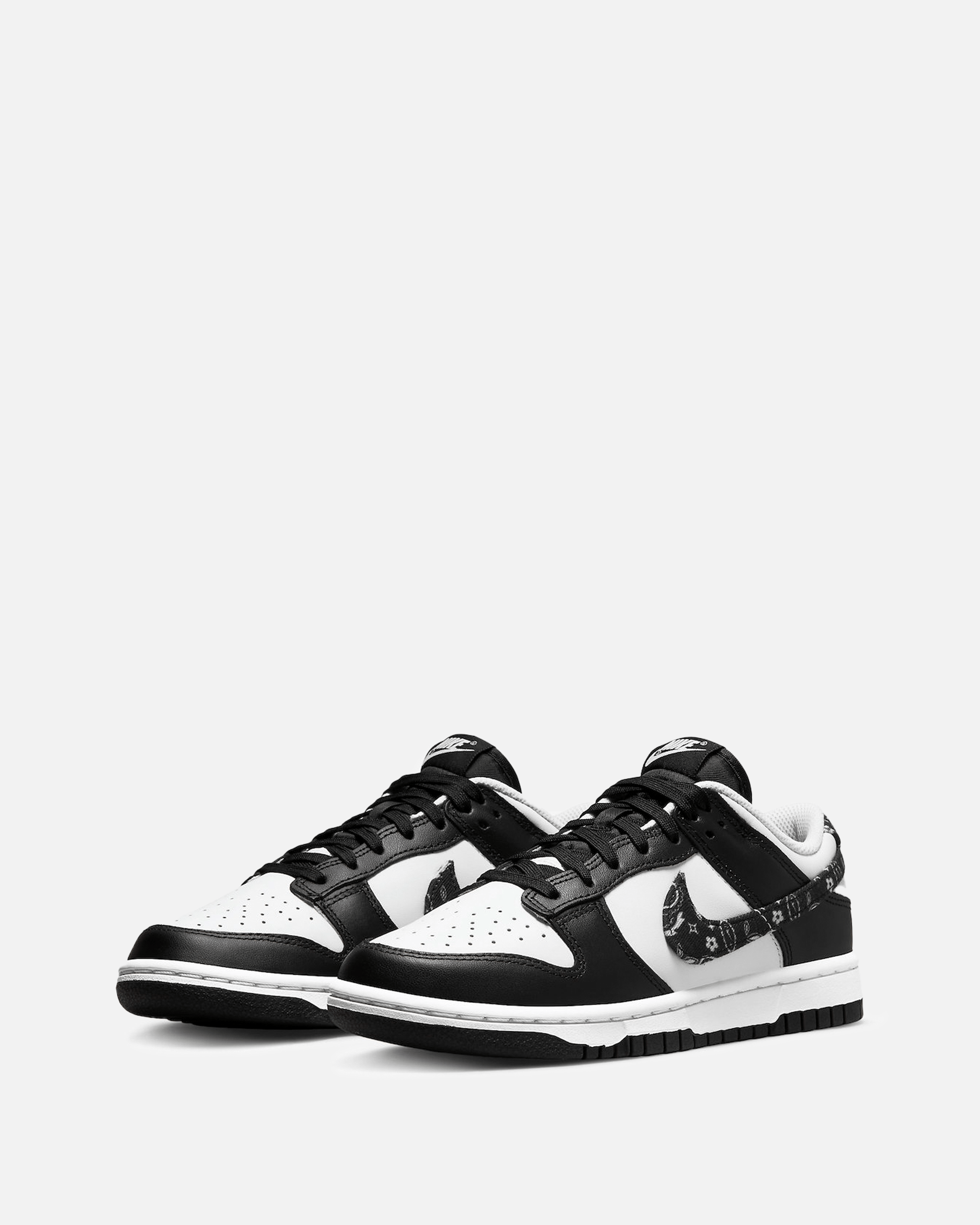 Nike Releases Women's Dunk Low Essential 'Black Paisley'