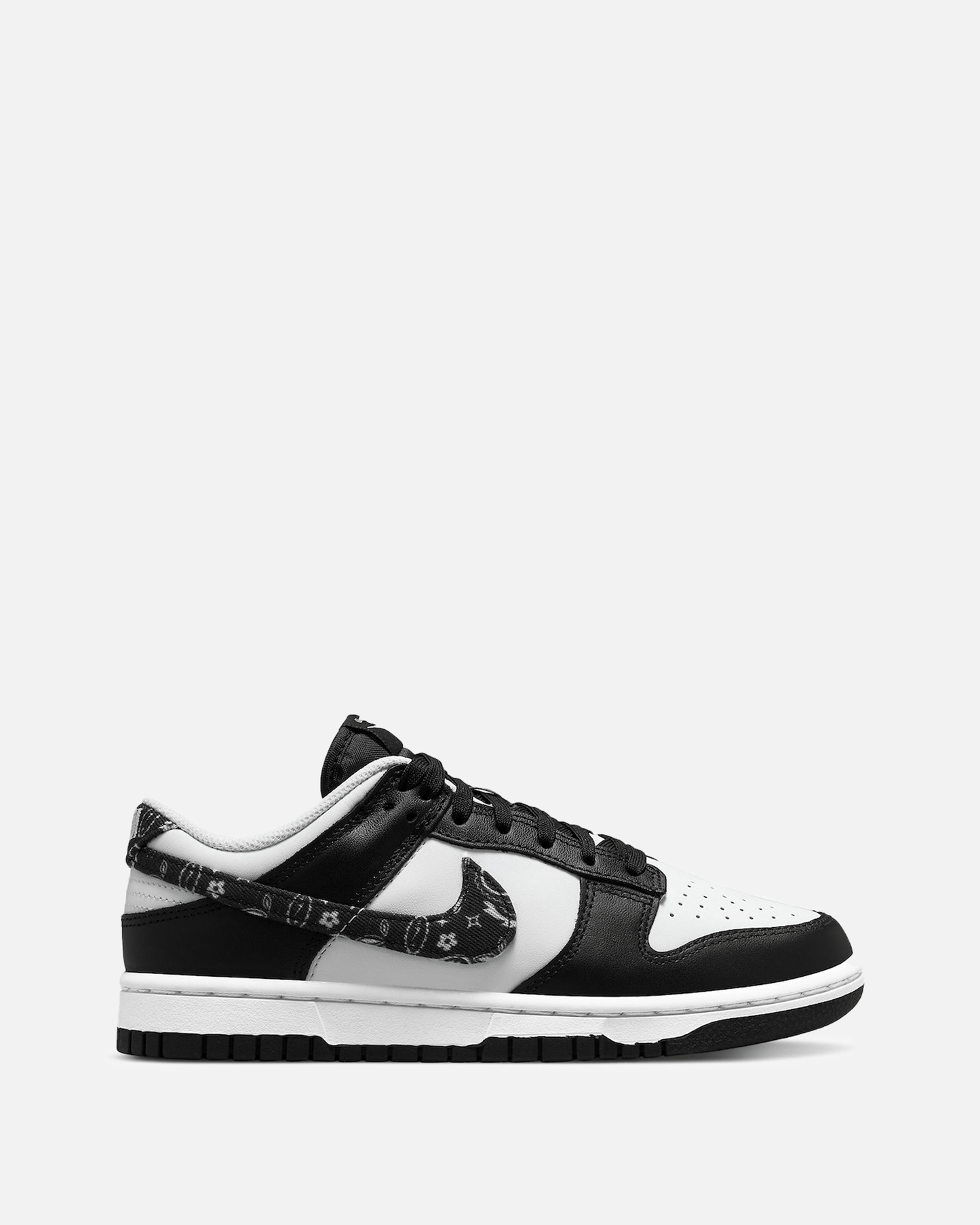 Nike Releases Women's Dunk Low Essential 'Black Paisley'