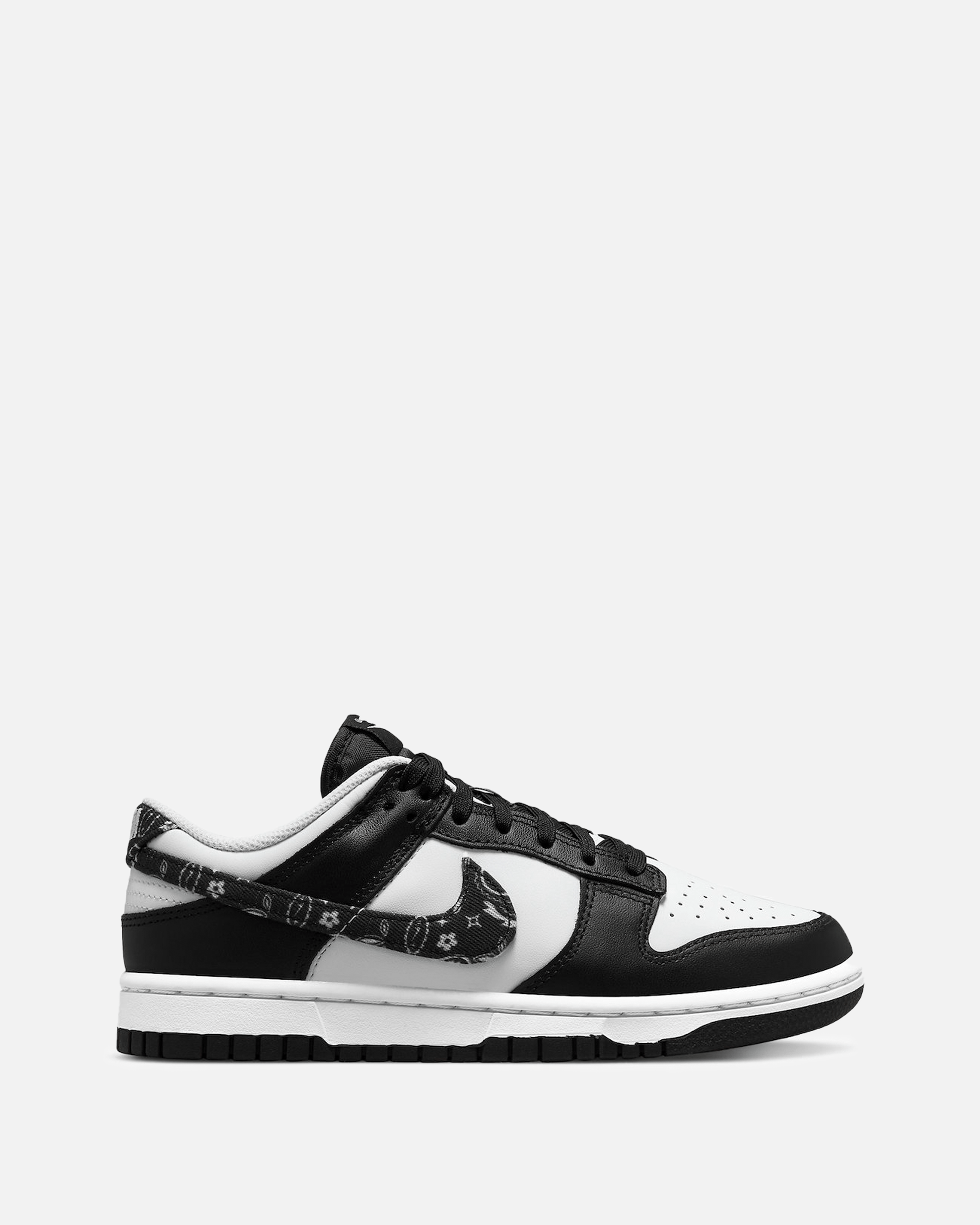 Nike Releases Women's Dunk Low Essential 'Black Paisley'