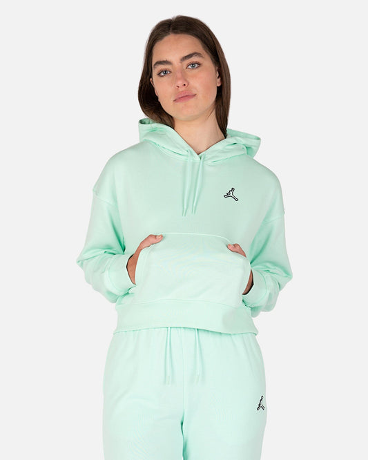 JORDAN Women Sweaters Women's Essential Fleece Hoodie in Mint