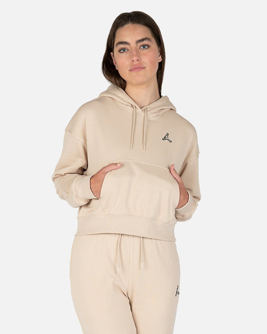JORDAN Women Sweaters Women's Essential Fleece Hoodie in Sanddrift