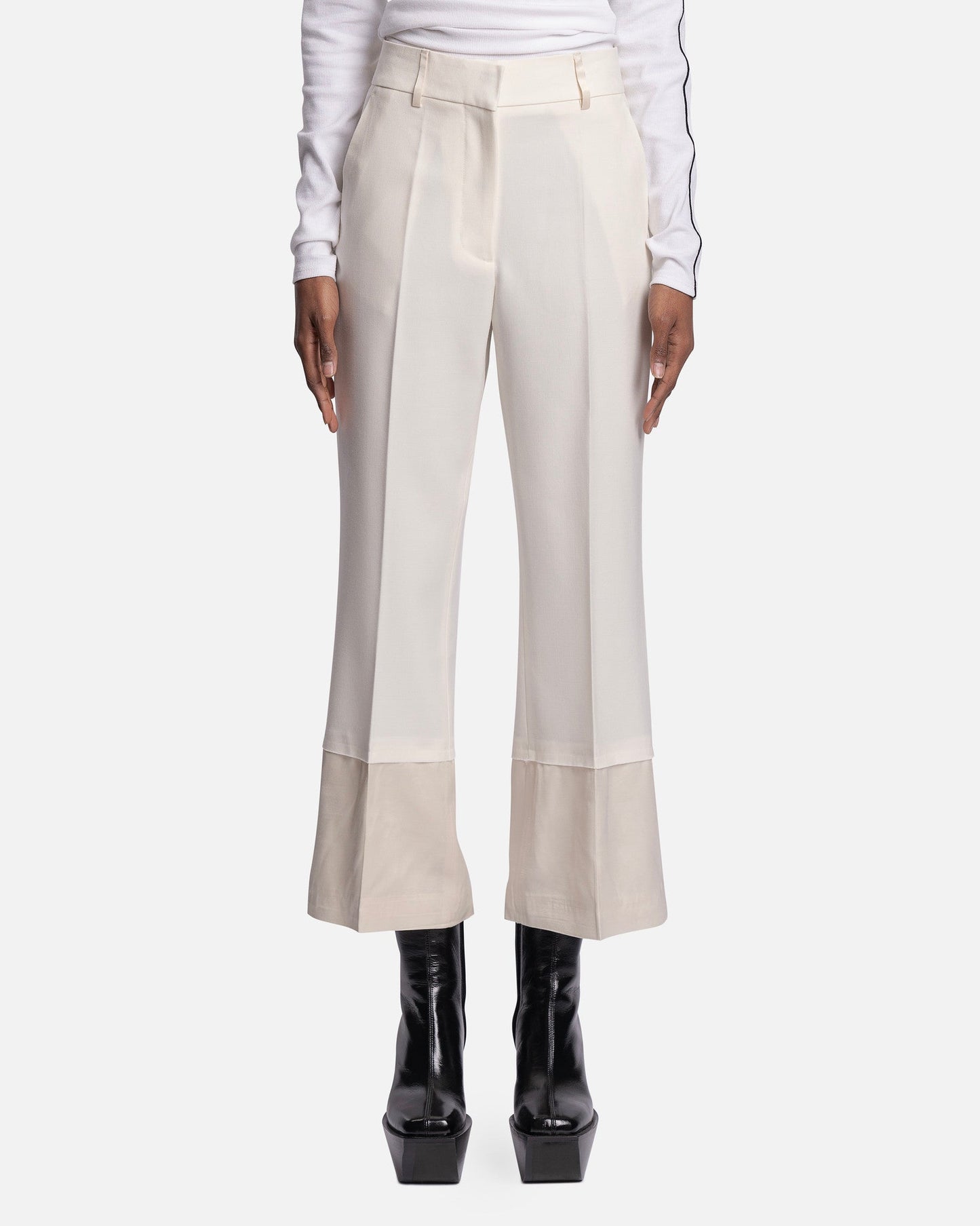 Wales Bonner Women Pants Women's Harmony Trouser in Ivory