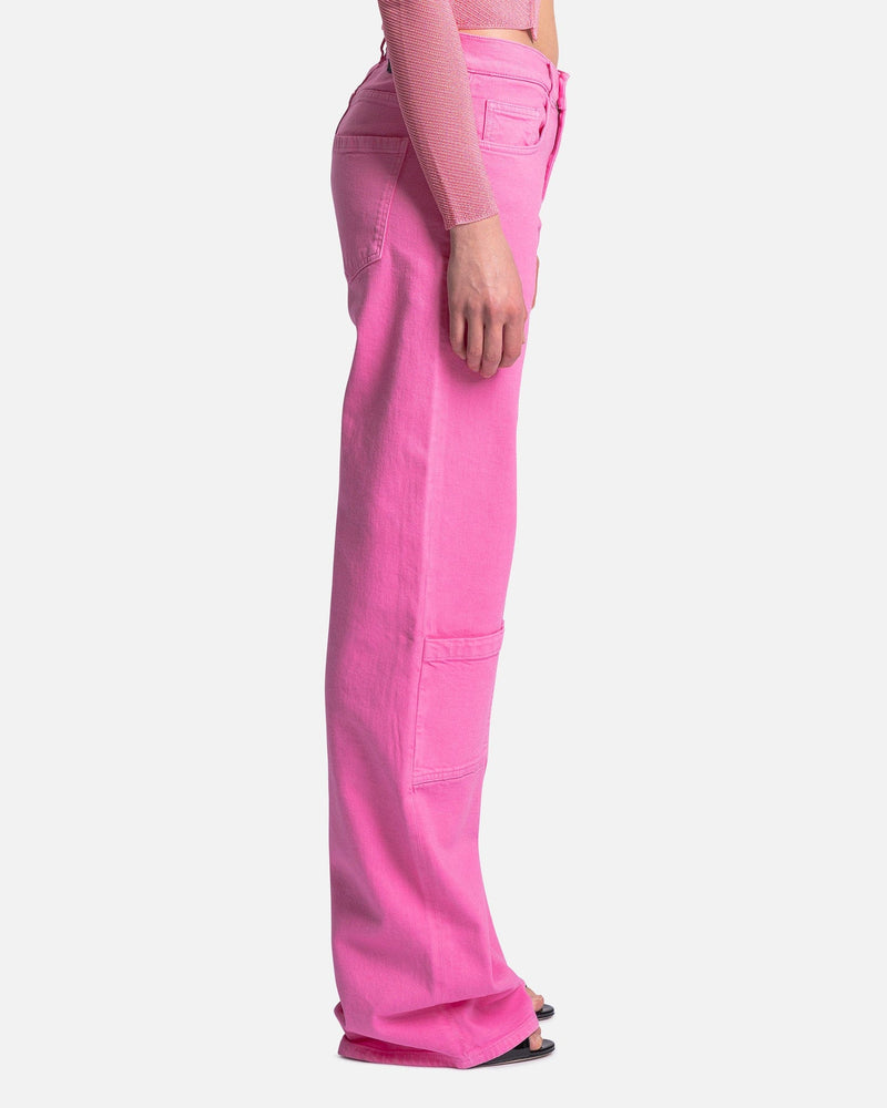 1017 ALYX 9SM Men's Pants Women's Oversized Cargo Jeans in Pink