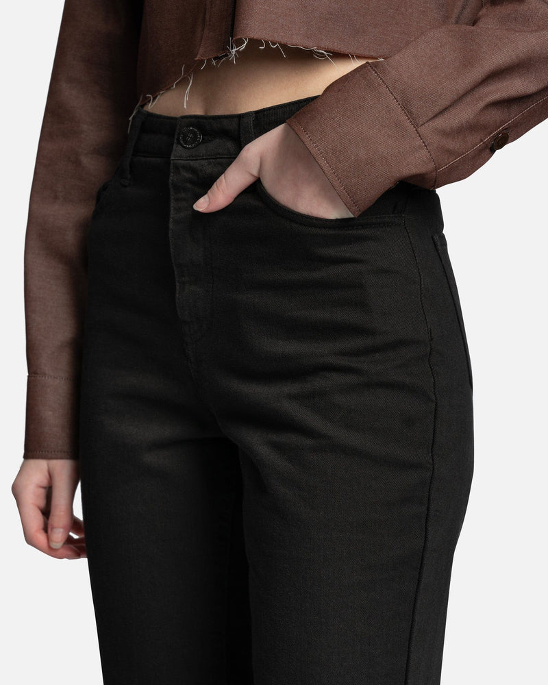 Raf Simons Women Pants Women's Slim Fit Denim in Black