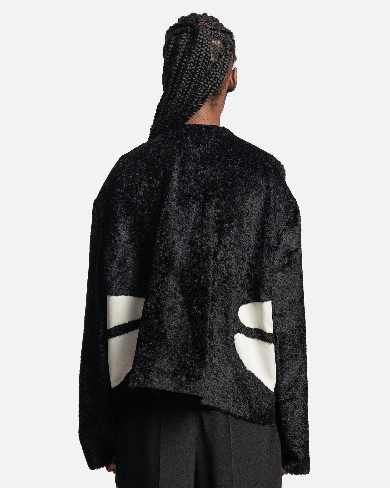 NAMACHEKO Men's Sweater Women's Temen Mid Layer in Black