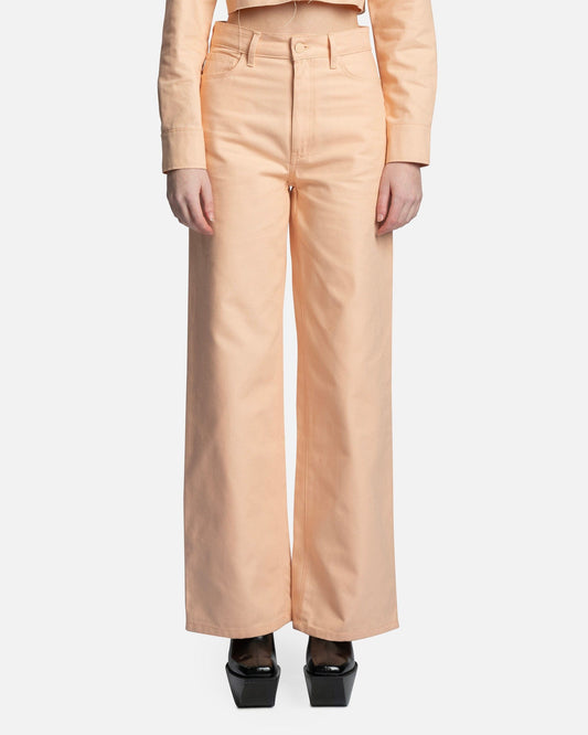 Raf Simons Women Pants Women's Workwear jeans in Salmon