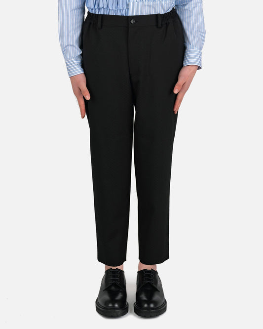 Comme des Garcons Homme Deux Men's Pants Wool Pants in Black