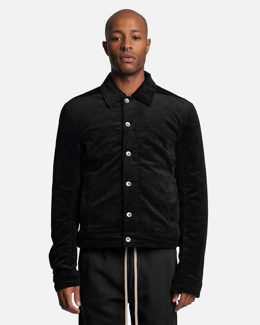 Rick Owens DRKSHDW Men's Jackets Worker Jacket in in Black