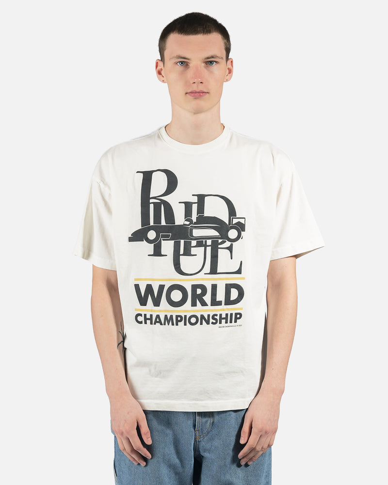 Rhude Men's T-Shirts World Champion Tee in White