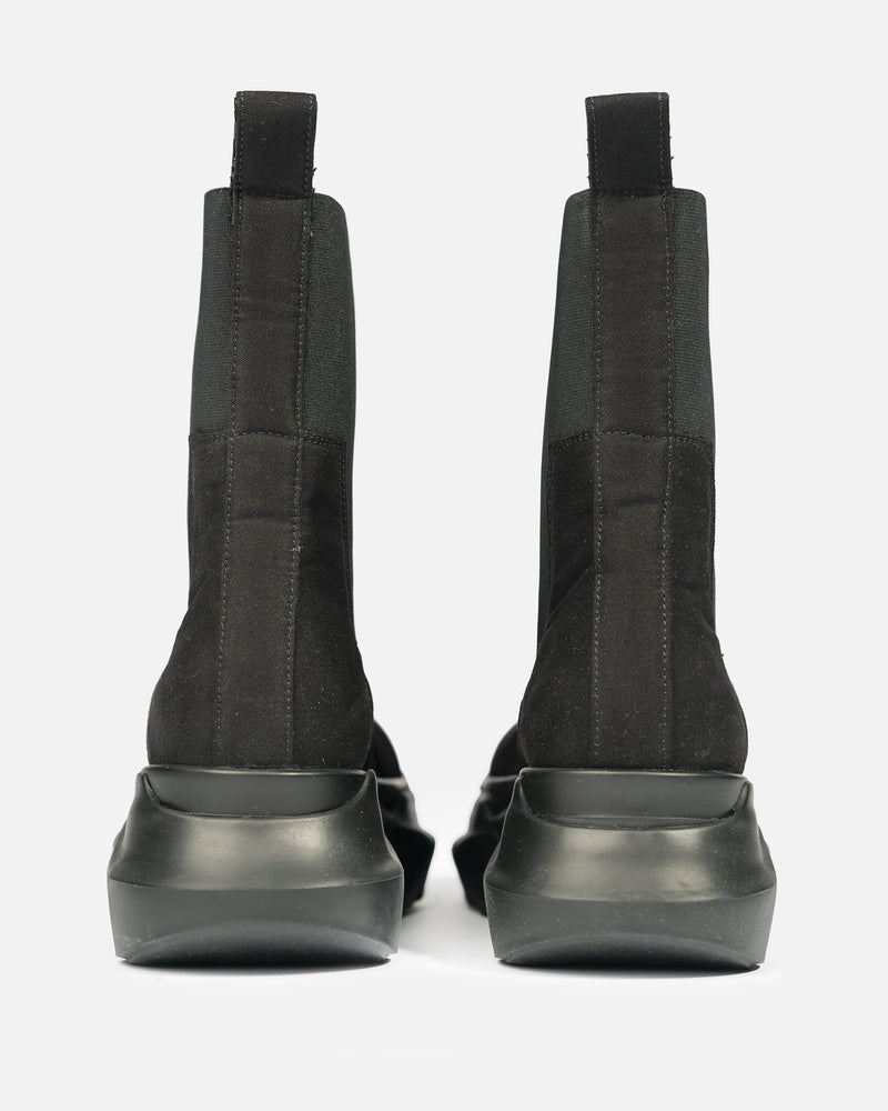 Rick Owens DRKSHDW Women Boots Woven Abstract Beatle in Black/Black