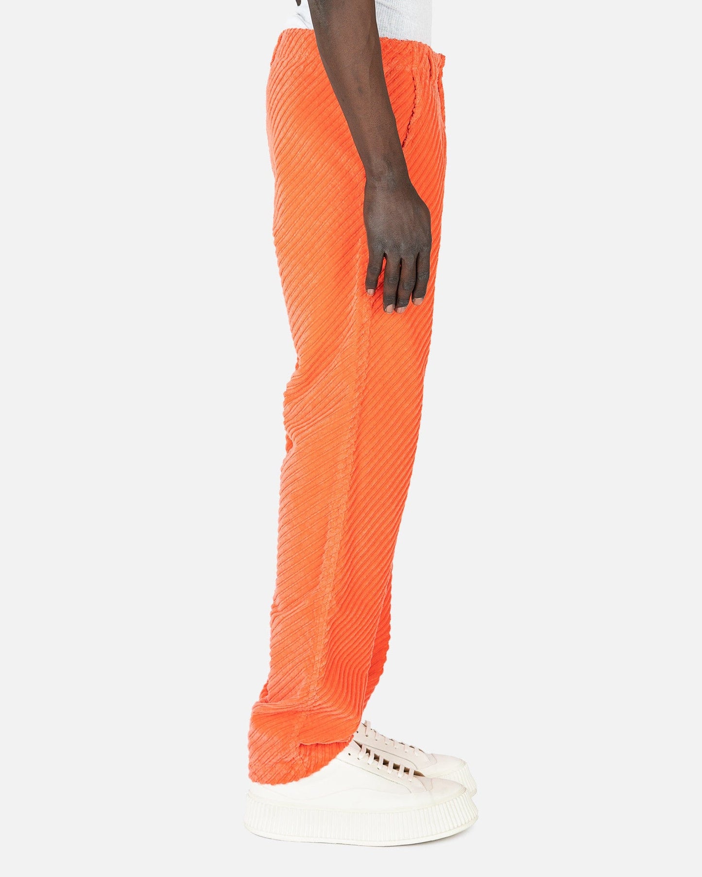 ERL Men's Pants Woven Cargo Pants in Pink/Orange